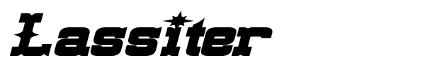 Lassiter font preview